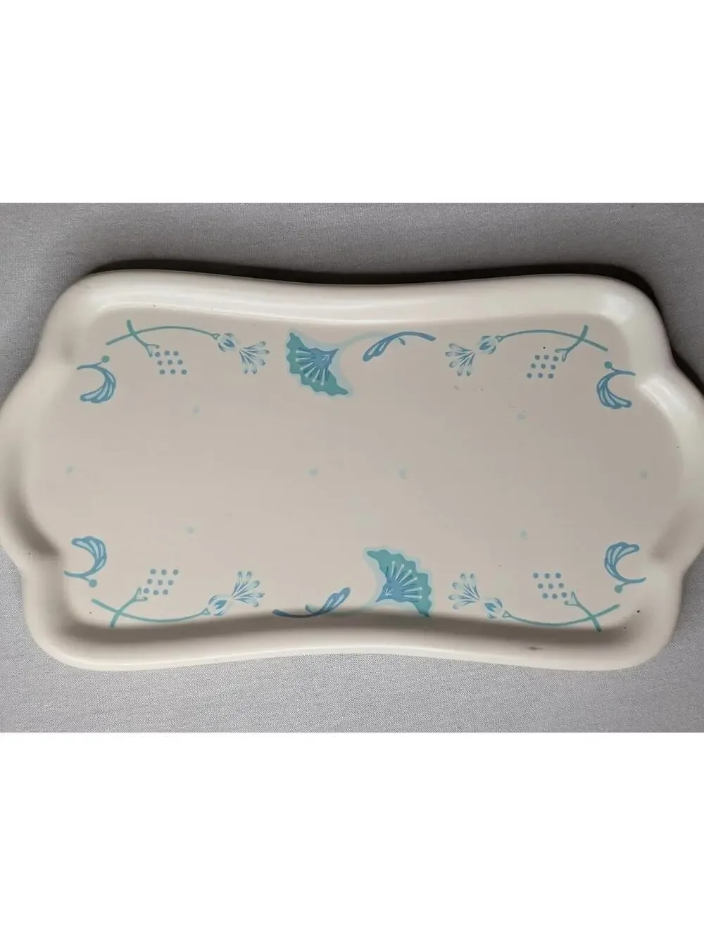 Vanity/Bathroom Floral Trinket Tray Ceramic Beautiful